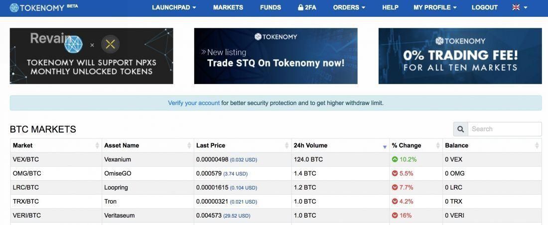 картинка 3 прикреплена к отзыву Tokenomy от Nusret Cavadov